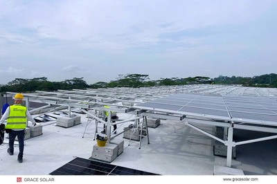 行業標桿| 國瑞能打造新加坡首個高建筑平屋頂光伏電站樣板工程